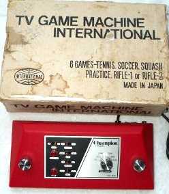 Champion International TV Game Machine